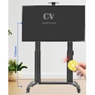 North Bayou TV Motorized Screen Lift TV Stand for 60&quot-100&quotLED LCD 1