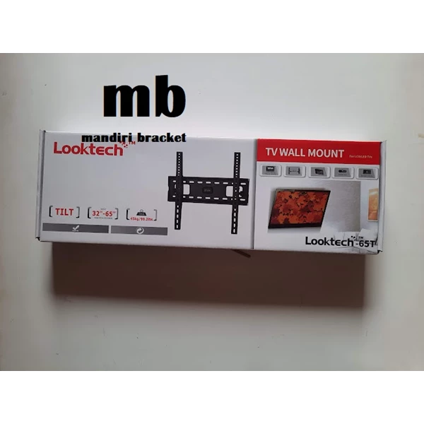Bracket tv Looktech 65T Wallmount Bracket TV LED 32 Inch - 65 Inch