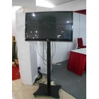 Floor Standing Bracket TV LCD kaki kupu kupu 1 Tiang 3