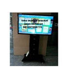 Bracket TV led tiang Standing custom type pagar (model plat kupu kupu ) 6