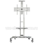 North Bayou TV bracket Universal Mobile TV Cart TV Stand white color 3