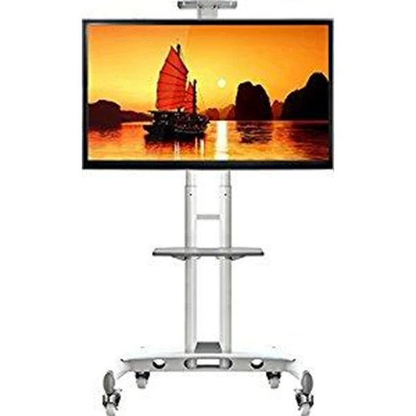 North Bayou TV bracket Universal Mobile TV Cart TV Stand white color