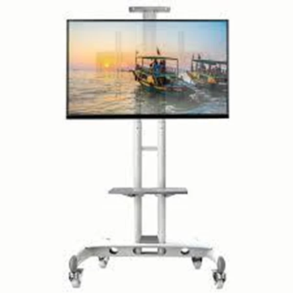 North Bayou TV bracket Universal Mobile TV Cart TV Stand white color