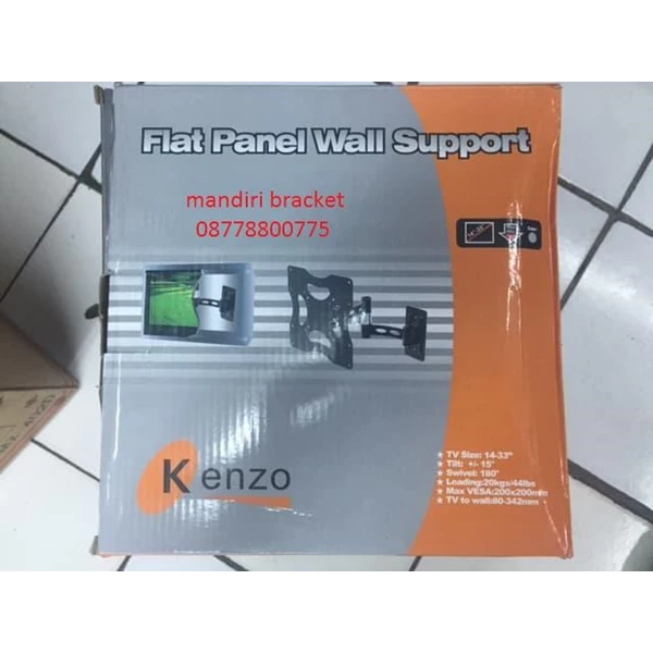 Braket TV LCD / LED TV Bracket 14-33 Inch Kenzo KZ-25