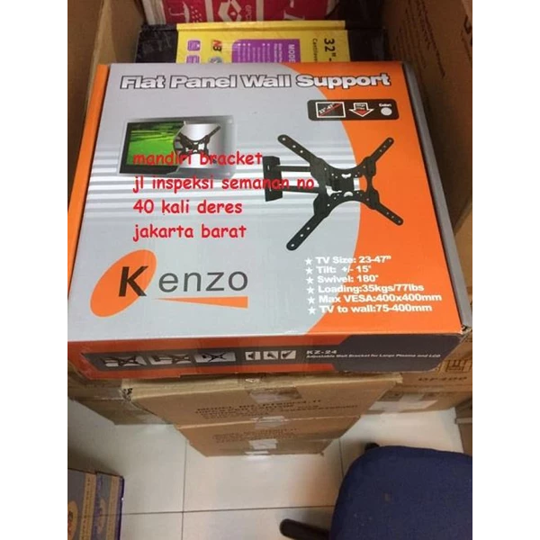 Braket TV  kenzo type kz-24 murah 