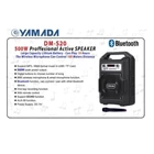 Speaker Portable Yamada DM S20 USB Bluetooth Wireless 2