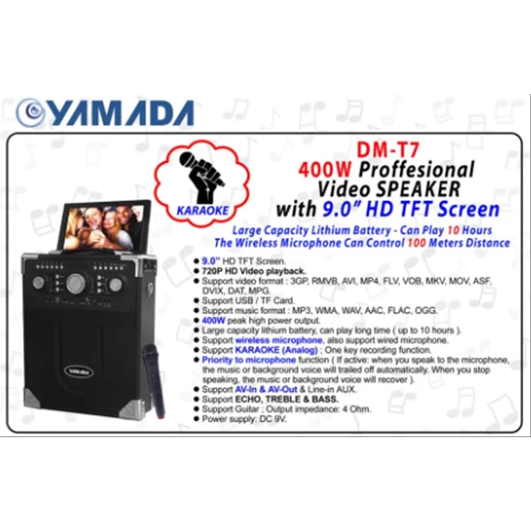 Speaker Portable Aktif Yamada DM T17 