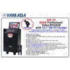 Speaker portable Yamada DM-T2 Video Karaoke 10 inci HD TV Screen AUX MP3 MP4 Gratis Wireless Mic 2