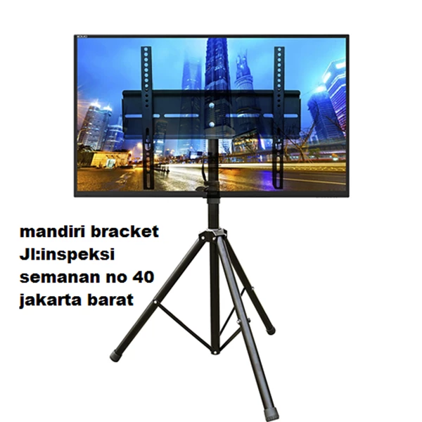 bracket tv stand tripod ukuran 32"-55"